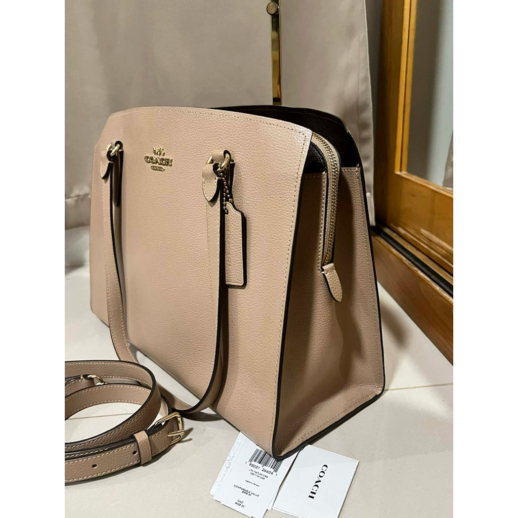 ORIG Preloved RARE CCH Tatum Carryall Large Taupe Tote Bag