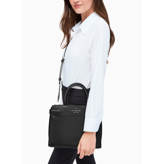 ORIG & IMPORTED KS Staci Medium Satchel Black Bag