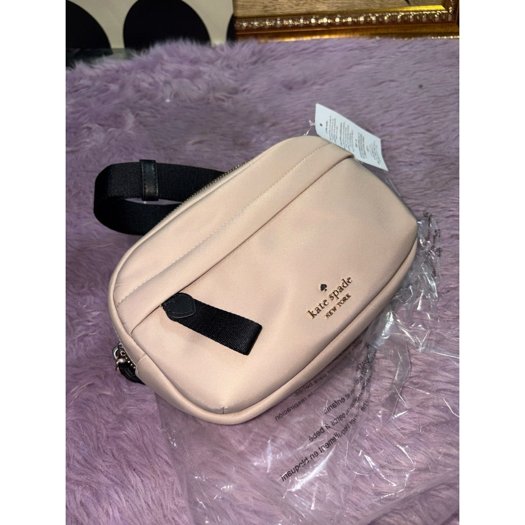 ORIG & IMPORTED KS Chelsea Small Nylon Belt Bag Warm Beige