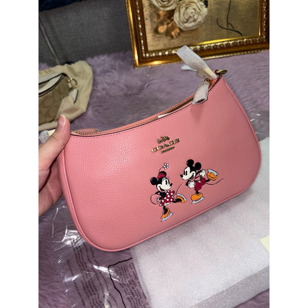ORIG & IMPORTED RARE CCH Disney Teri Shoulder Pink Mickey Mouse Bag