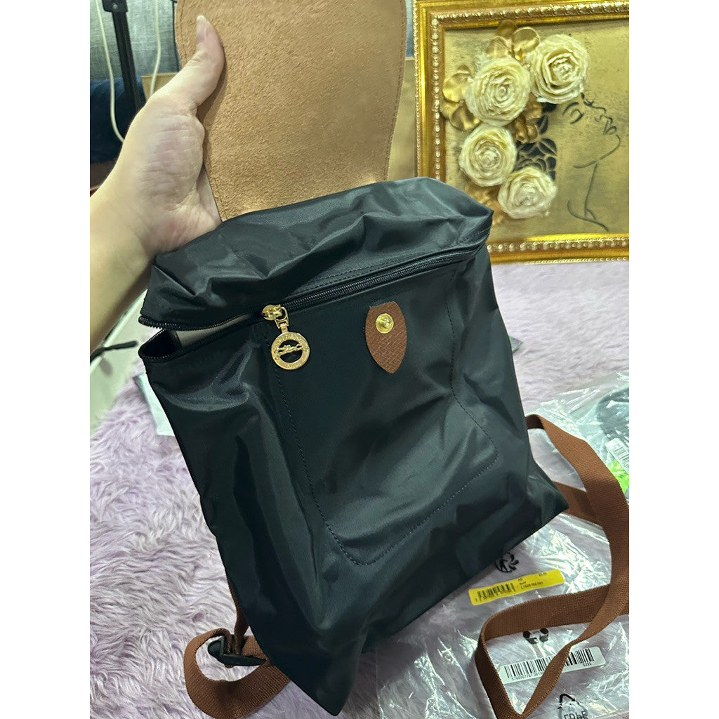 ORIG & IMPORTED Longchamp LC Le Pliage Medium Backpack Nylon Bag