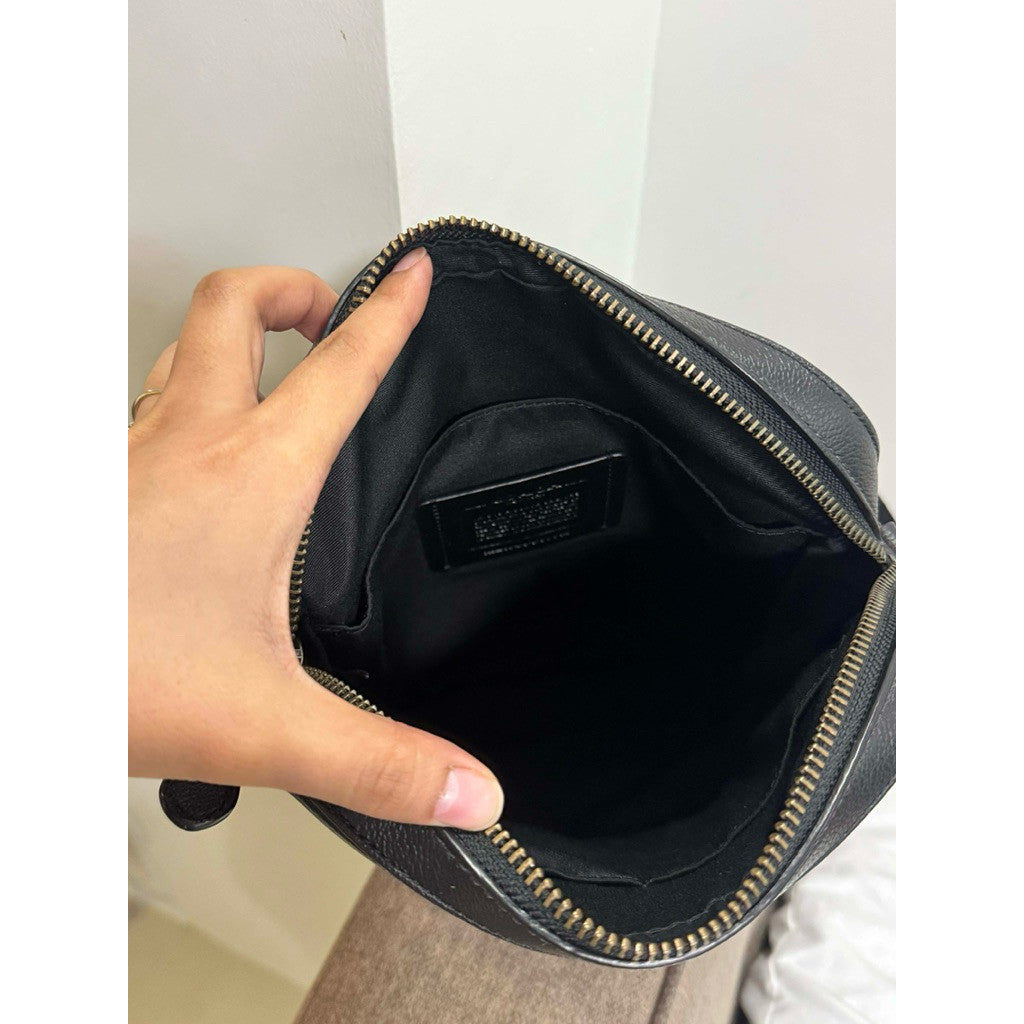 ORIG Preloved CCH Houston Flight Men's Bag Black