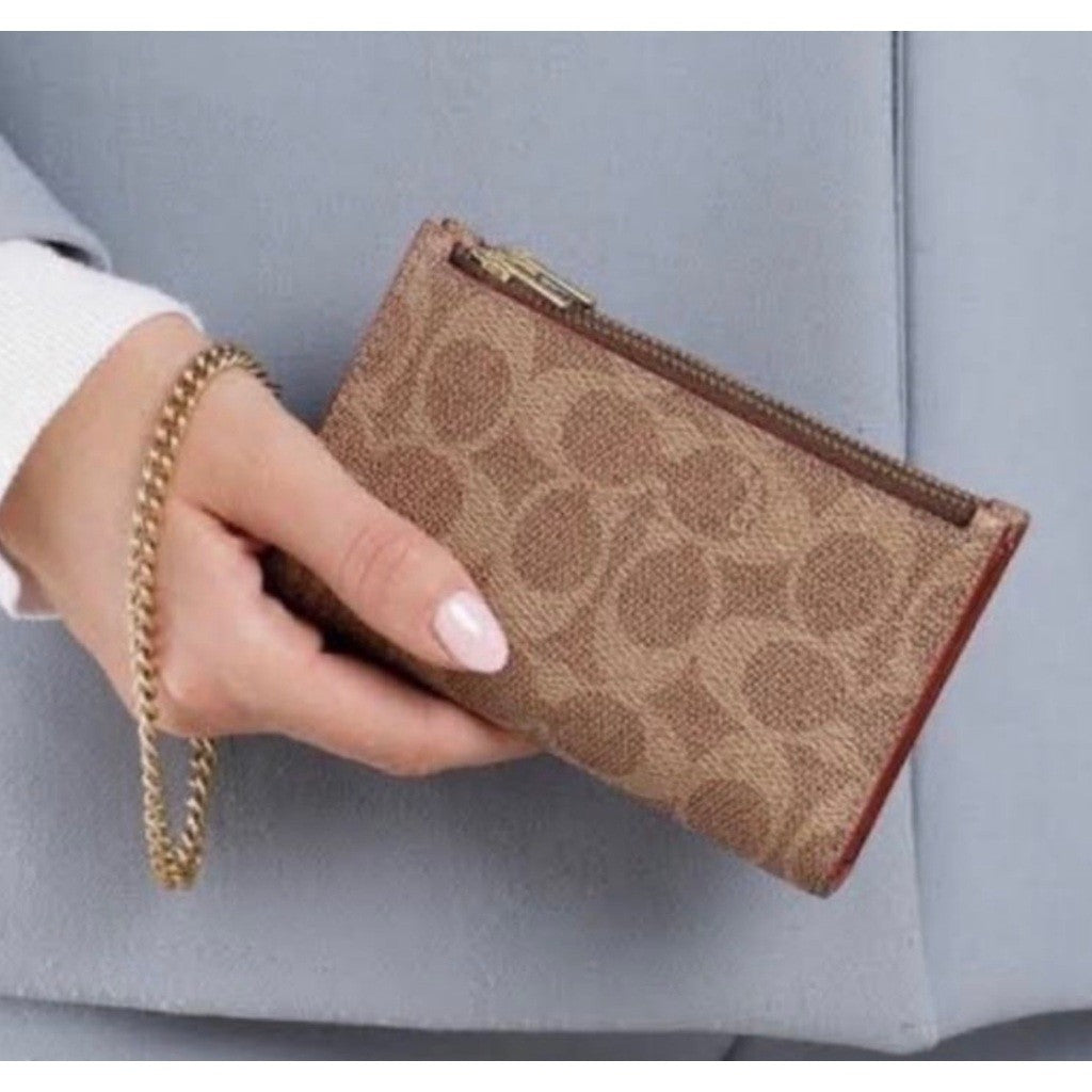 ORIG & IMPORTED CCH Retail C0847 Zip bifold Small wristlet wallet