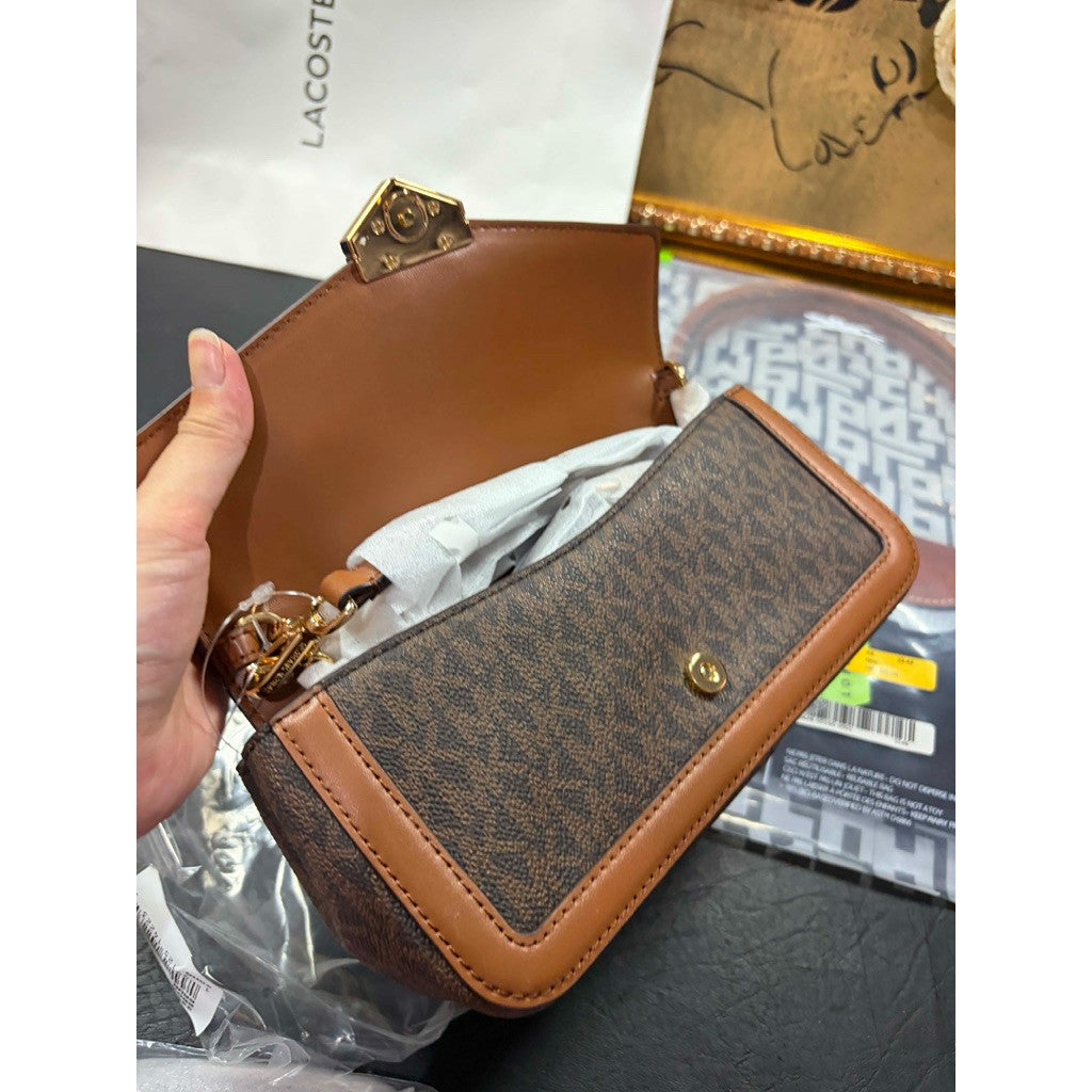 ORIG & IMPORTED MK Soho Small Logo Convertible Crossbody Brown Bag