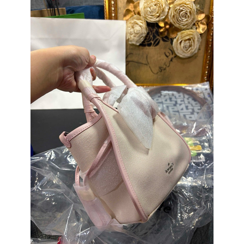 ORIG & IMPORTED KS Stash Floral Small Carryall Pink Bag
