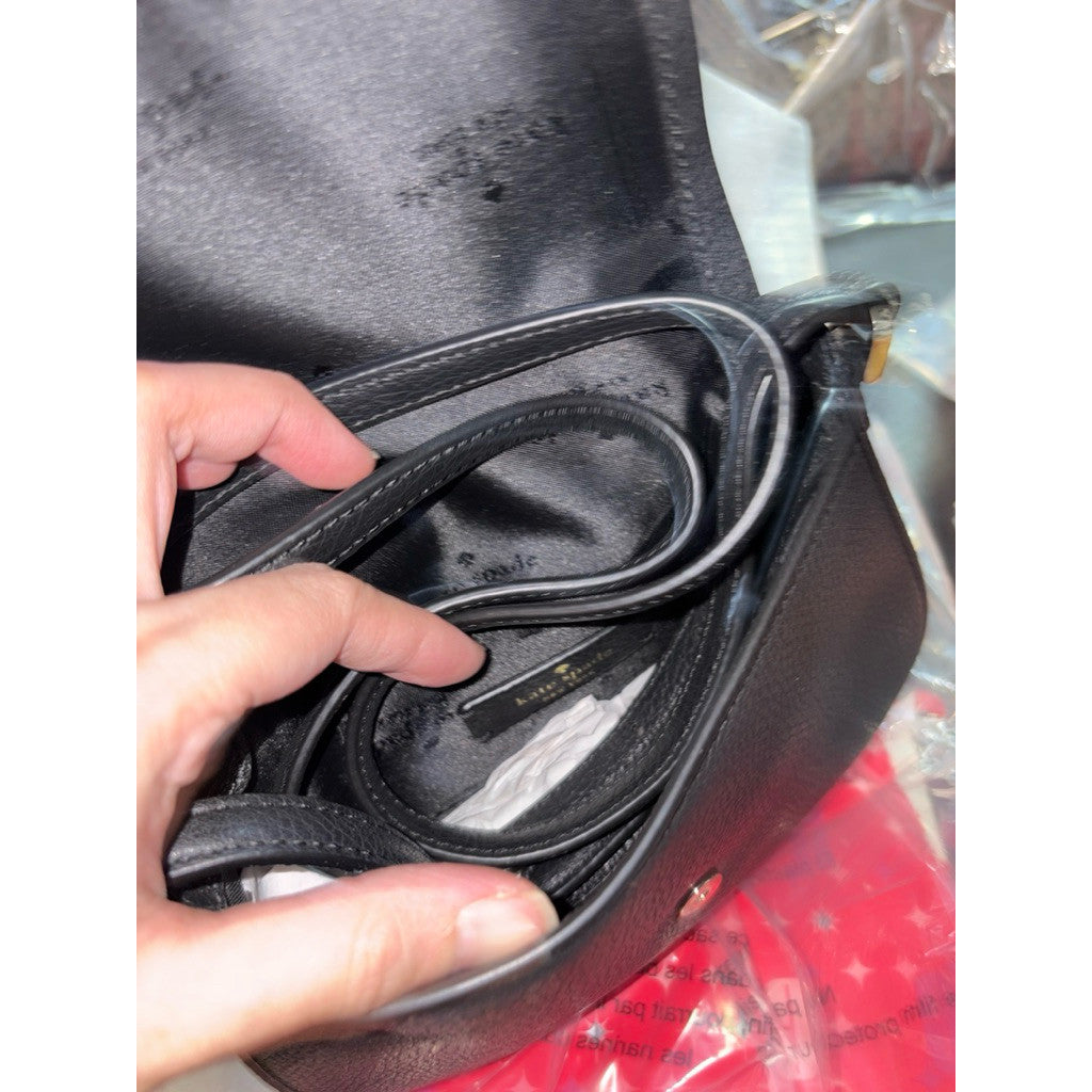 ORIG & IMPORTED KS Leila Mini Flap Crossbody Black Small Bag