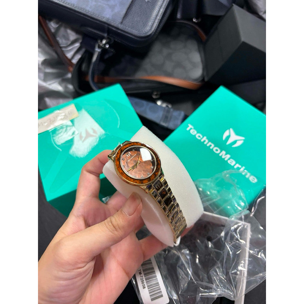 ORIG & IMPORTED Technomarine Sea - TM-725058 33mm Brown Women Watch