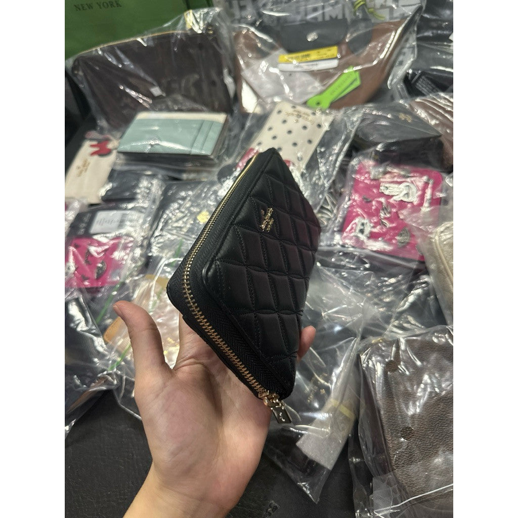 ORIG & IMPORTED KS Natalia Large Continental Long Wallet in Black