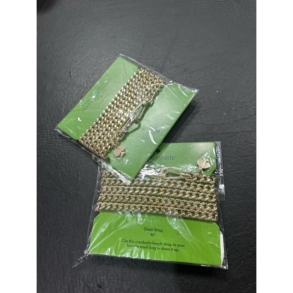ORIG & IMPORTED KS Chain Bag Strap in Gold
