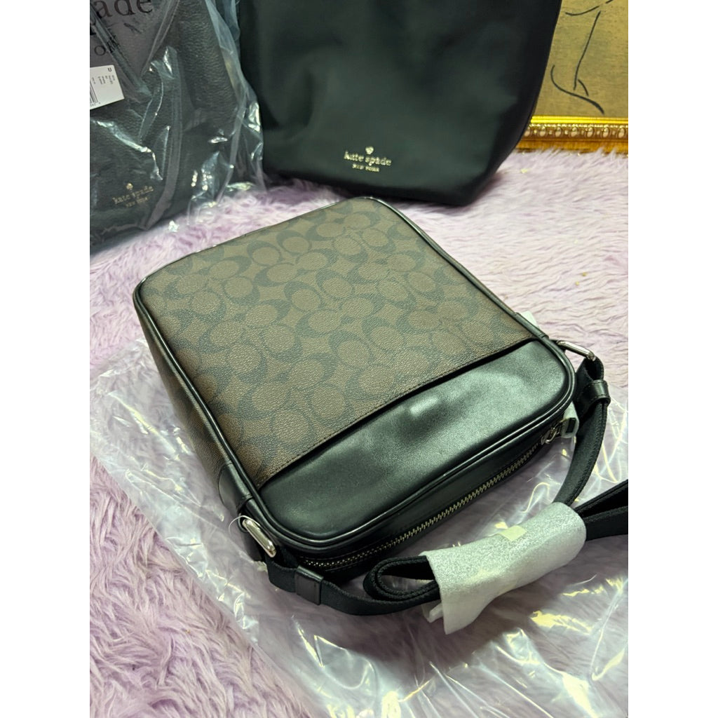 ORIG & IMPORTED RARE CCH Charles Flight Men Bag Brown