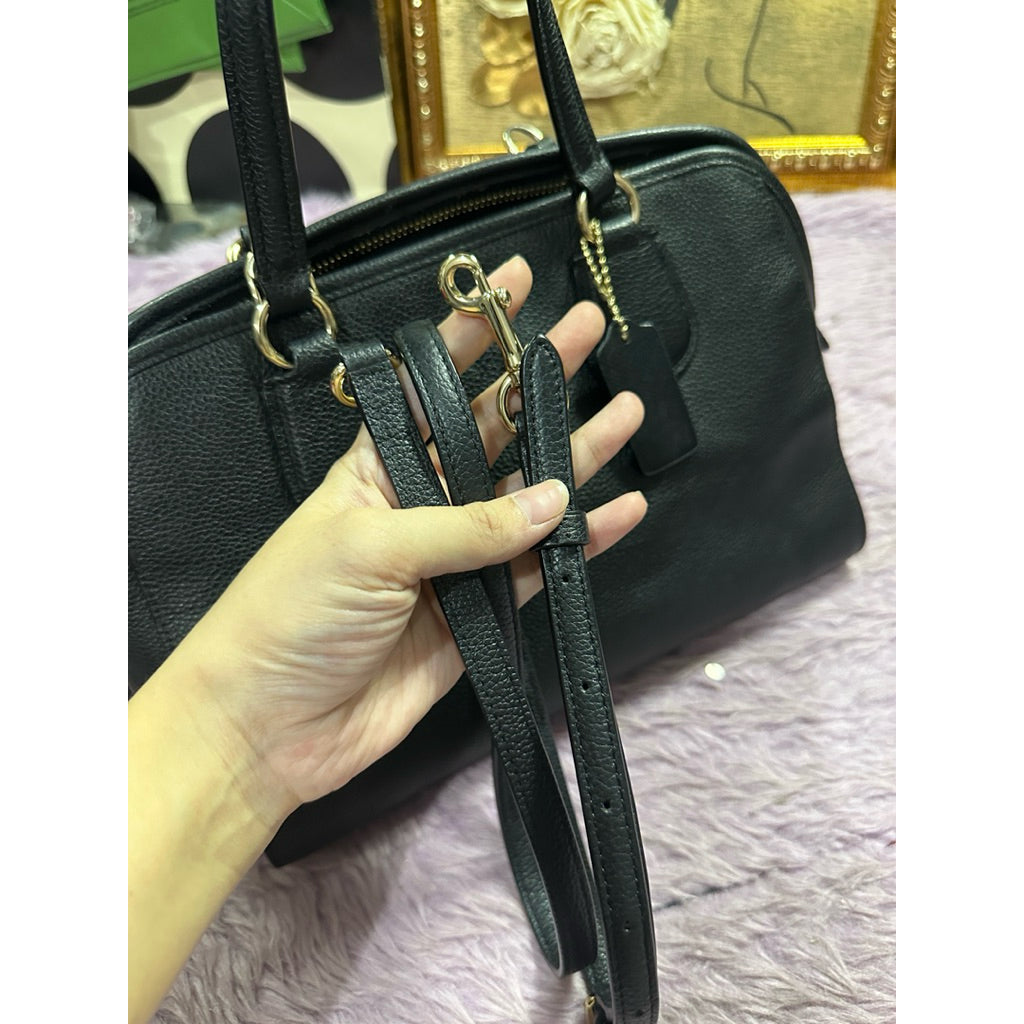 ORIG Preloved CCH Nolita Black Leather Satchel Bag
