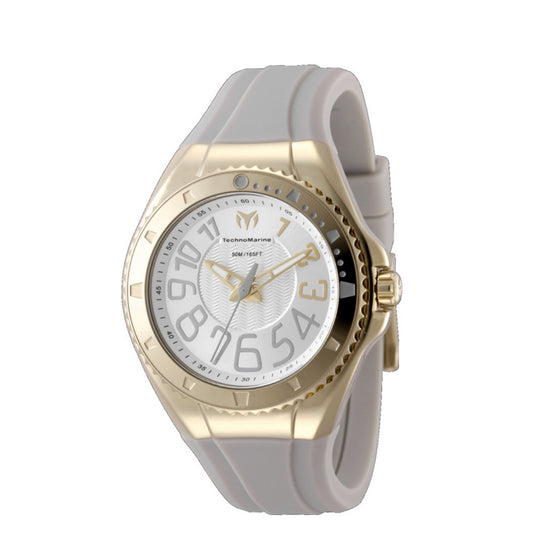 ORIG & IMPORTED Technomarine Lusso Mare 38mm TM-225046 Taupe Strap Lady's Watch