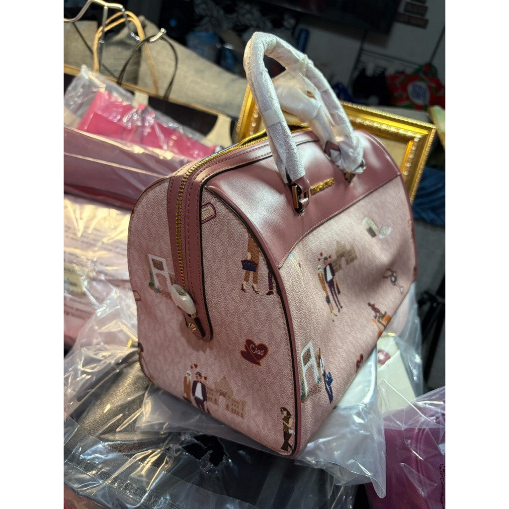 ORIG & IMPORTED MK Jet Set Medium Duffle Bag Powder Pink
