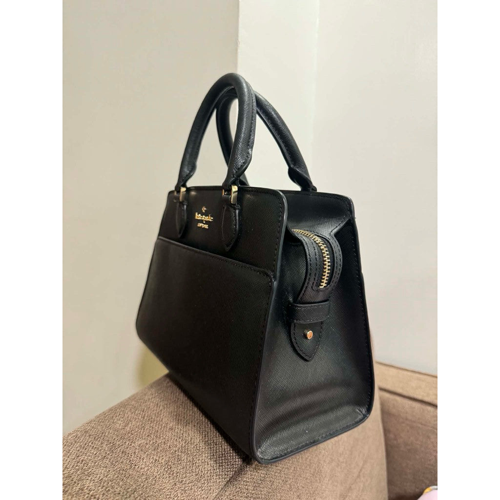 ORIG Preloved KS Madison Small Satchel Black Bag