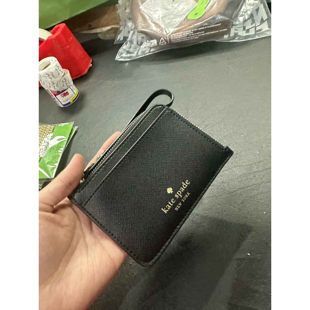 ORIG & IMPORTED KS Schuyler Small Card Holder Black Wallet