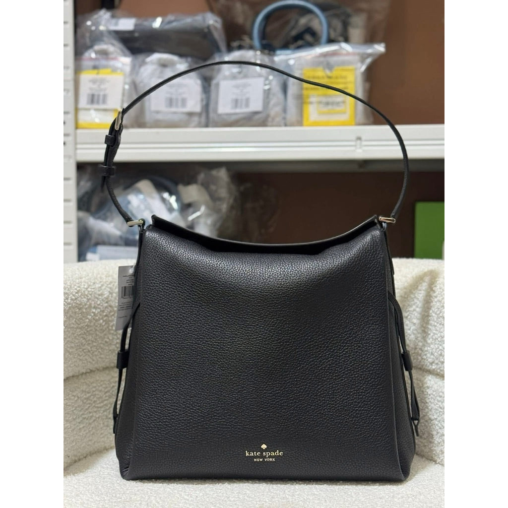 ORIG & IMPORTED KS Dumpling Large Shoulder Bag Black