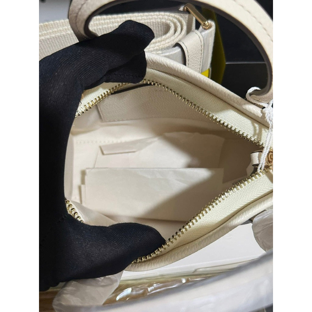 ORIG & IMPORTED TB Burch Women's Blake Mini Tote White Bag