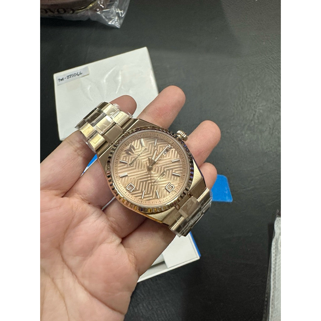 ORIG & IMPORTED Technomarine TERRA NOVA TM-225066 36mm Rose Gold Lady's Watch