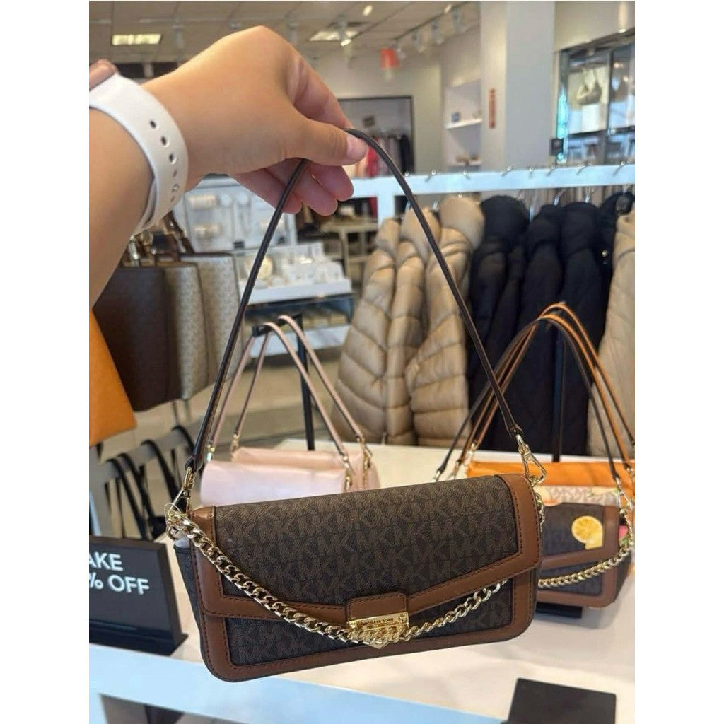 ORIG & IMPORTED MK Soho Small Logo Convertible Crossbody Brown Bag