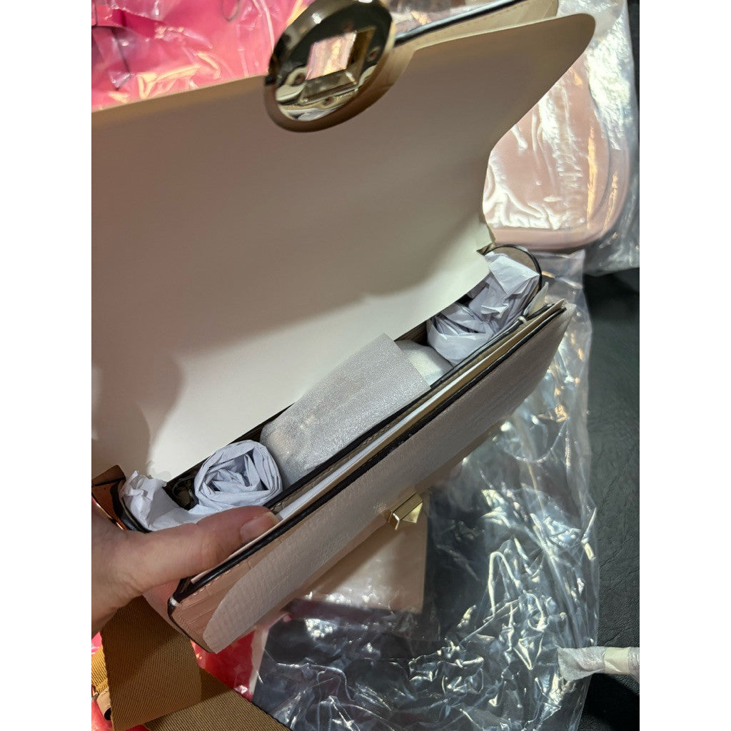 ORIG & IMPORTED KS Audrey Flap Crossbody Cream/White Bag