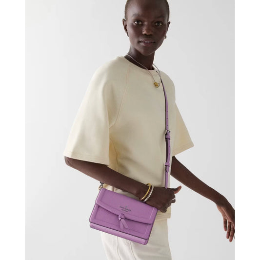 ORIG & IMPORTED KS Mini Knott Flap Crossbody Bag Lilac/Purple