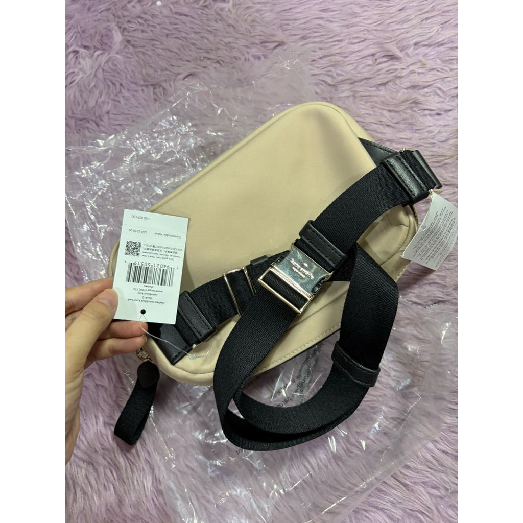 ORIG & IMPORTED KS Chelsea Small Nylon Belt Bag Warm Beige
