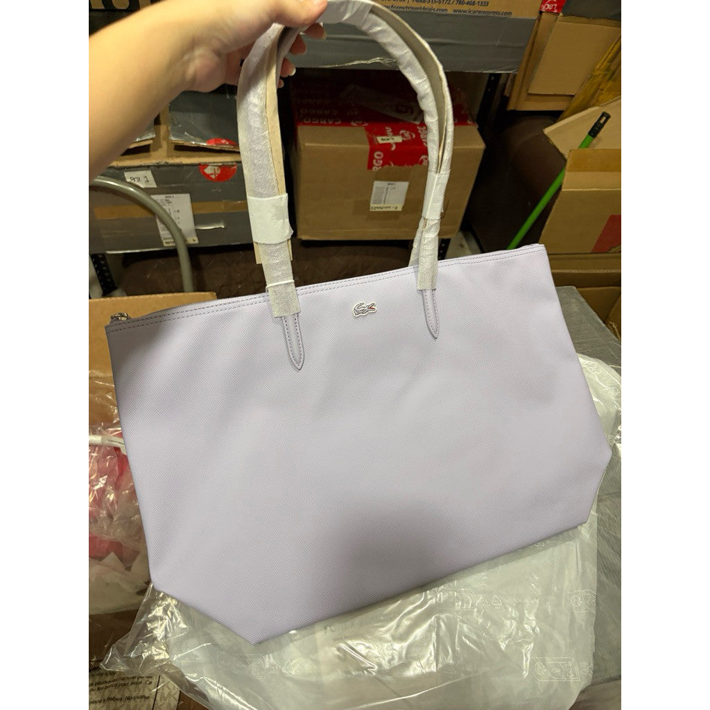 ORIG & IMPORTED Lacoste LCT L.12.12 Concept Tote Large and Small LAVENDER LILAC PURPLE BAG