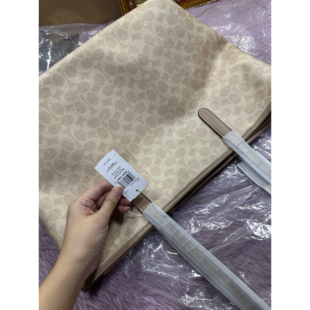 ORIG & IMPORTED CCH Large City Tote Bag In Sand/Taupe