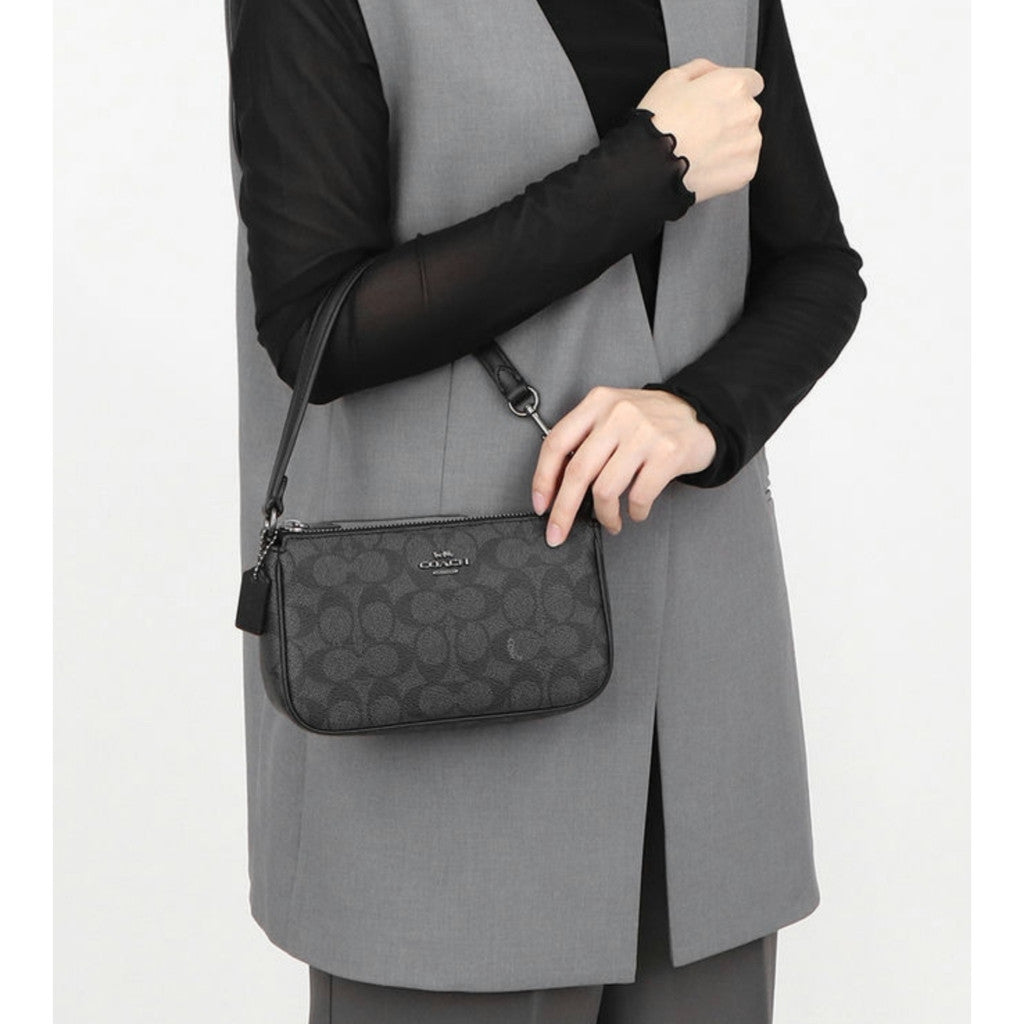 ORIG & IMPORTED CCH Nolita 19 Small Shoulder Bag in Charcoal/Black