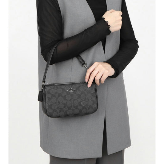 ORIG & IMPORTED CCH Nolita 19 Small Shoulder Bag in Charcoal/Black