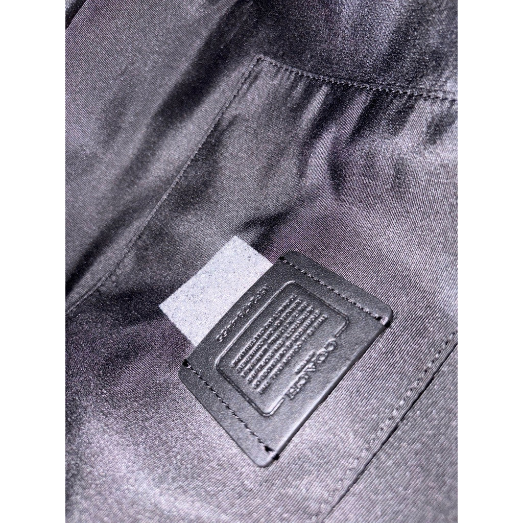 ORIG & IMPORTED CCH Zip Top Tote Medium Brown/Black Bag In Signature Canvas