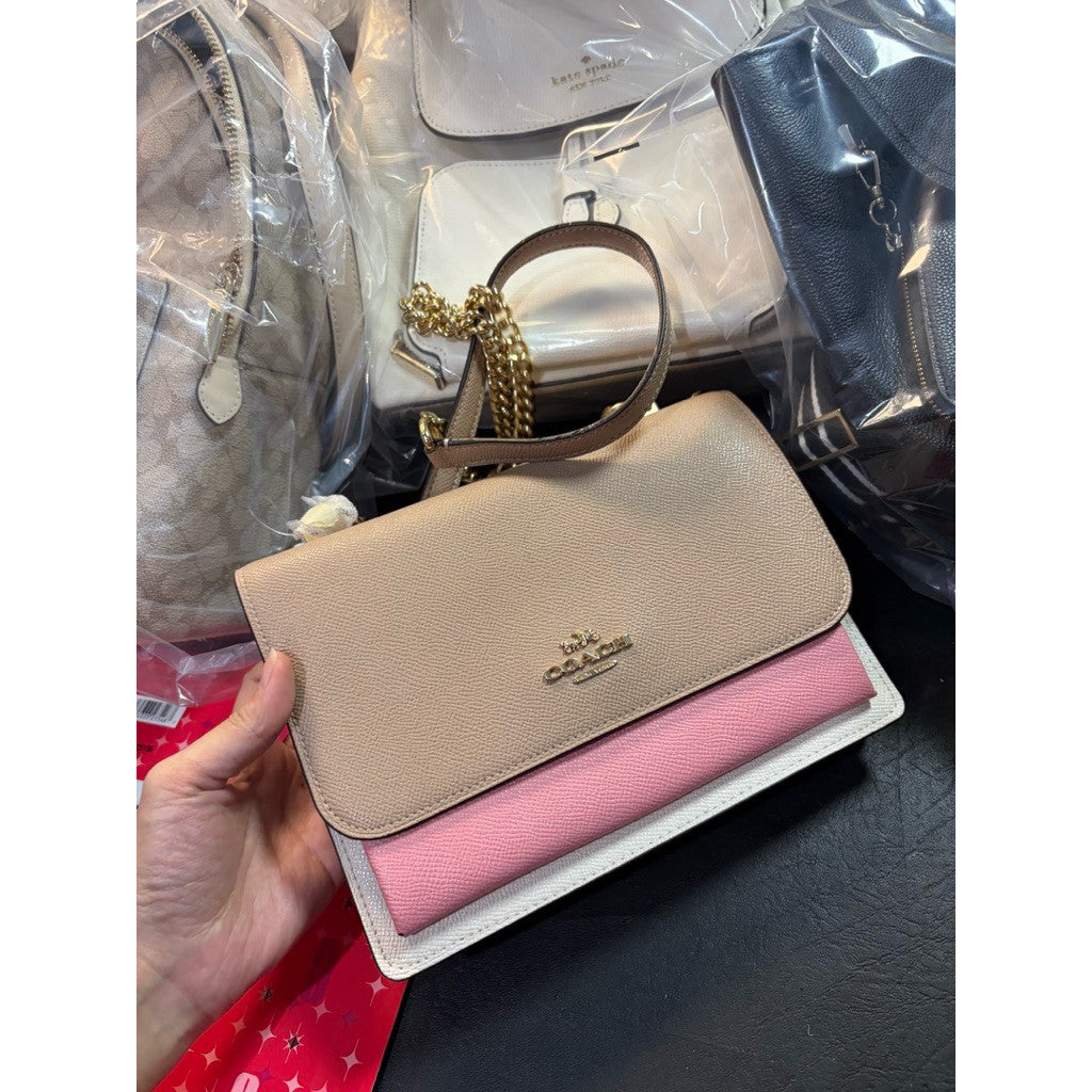 ORIG & IMPORTED CCH Klare Crossbody In Colorblock Pink Shoulder Chain Bag