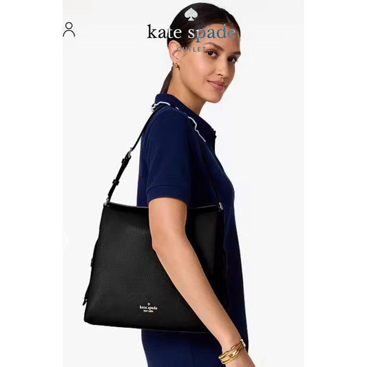 ORIG & IMPORTED KS Dumpling Large Shoulder Bag Black