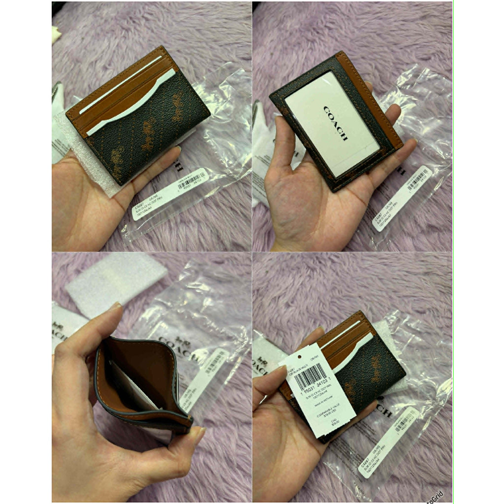 ORIG & IMPORTED CCH Essential Slim Id Card Case Holder Wallet for Men / Unisex