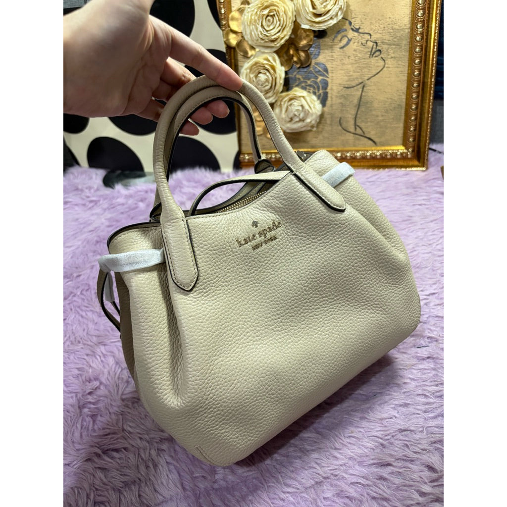 ORIG & IMPORTED KS Dumpling Small Satchel Bag Beige(Light Sand)