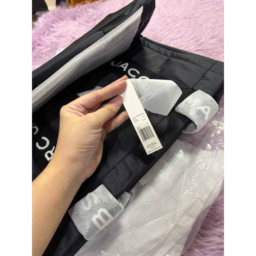 ORIG & IMPORTED MJ Large Nylon Tote Black Baby Laptop Travel Bag