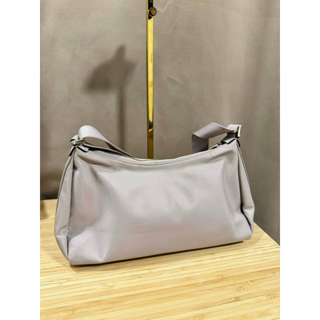 ORIG Preloved KS Carter Nylon Small Shoulder Bag Cozy Grey