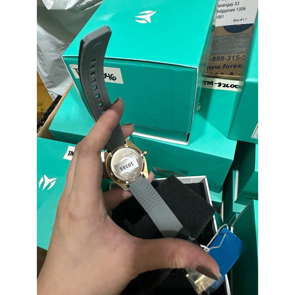 ORIG & IMPORTED Technomarine OCEAN 36mm TM-318114 Black Strap Lady's Watch