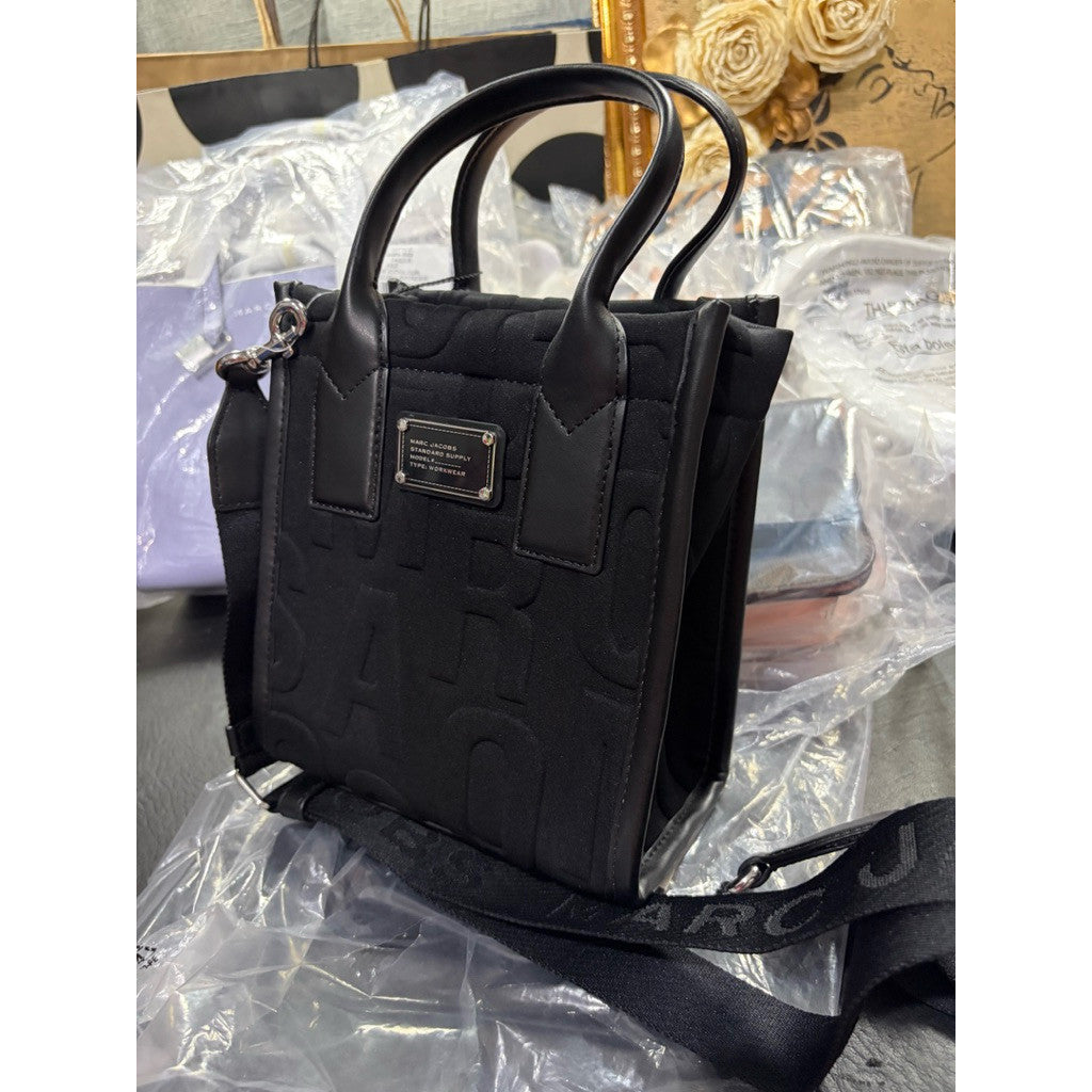 ORIG & IMPORTED MJ Standard Supply Neoprene Mini Tote Nylon Black Bag