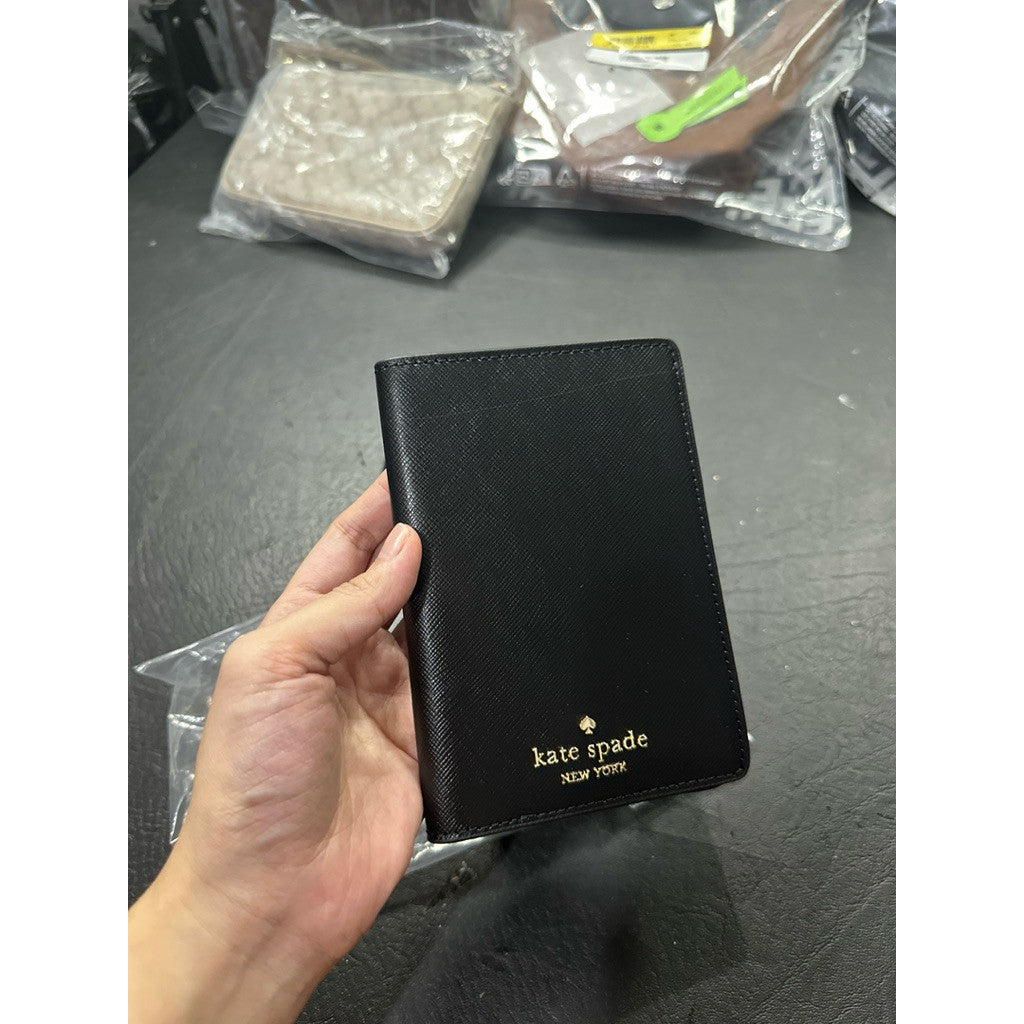 ORIOG & IMPORTED KS Staci Passport Holder Wallet in Black