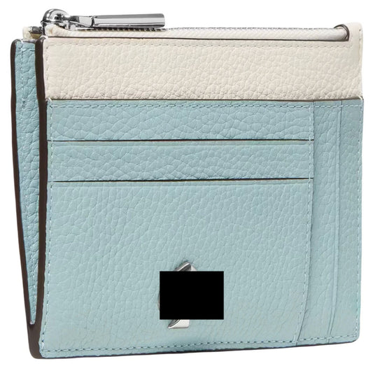 ORIG & IMPORTED KS Kayla Card Holder Slim Wallet Orange/Blue/White