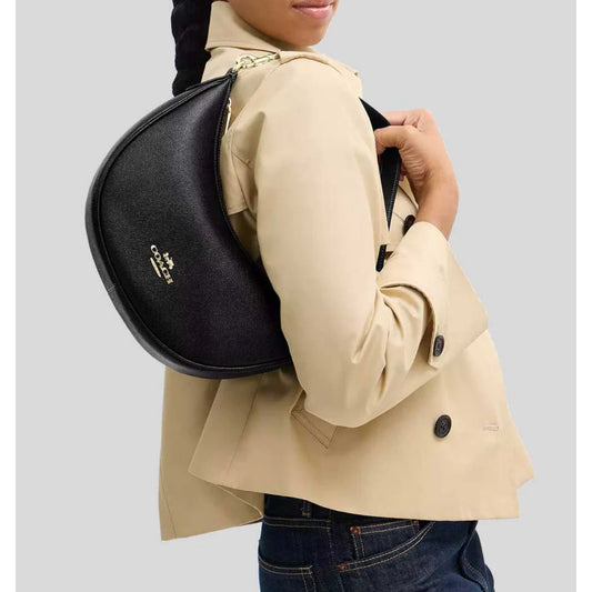 ORIG & IMPORTED Coach Aria Shoulder Hobo Bag Black