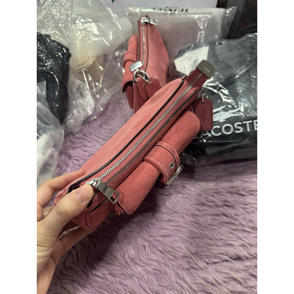 ORIG & IMPORTED CCH Ashton Mini Shoulder Suede Bag Pink