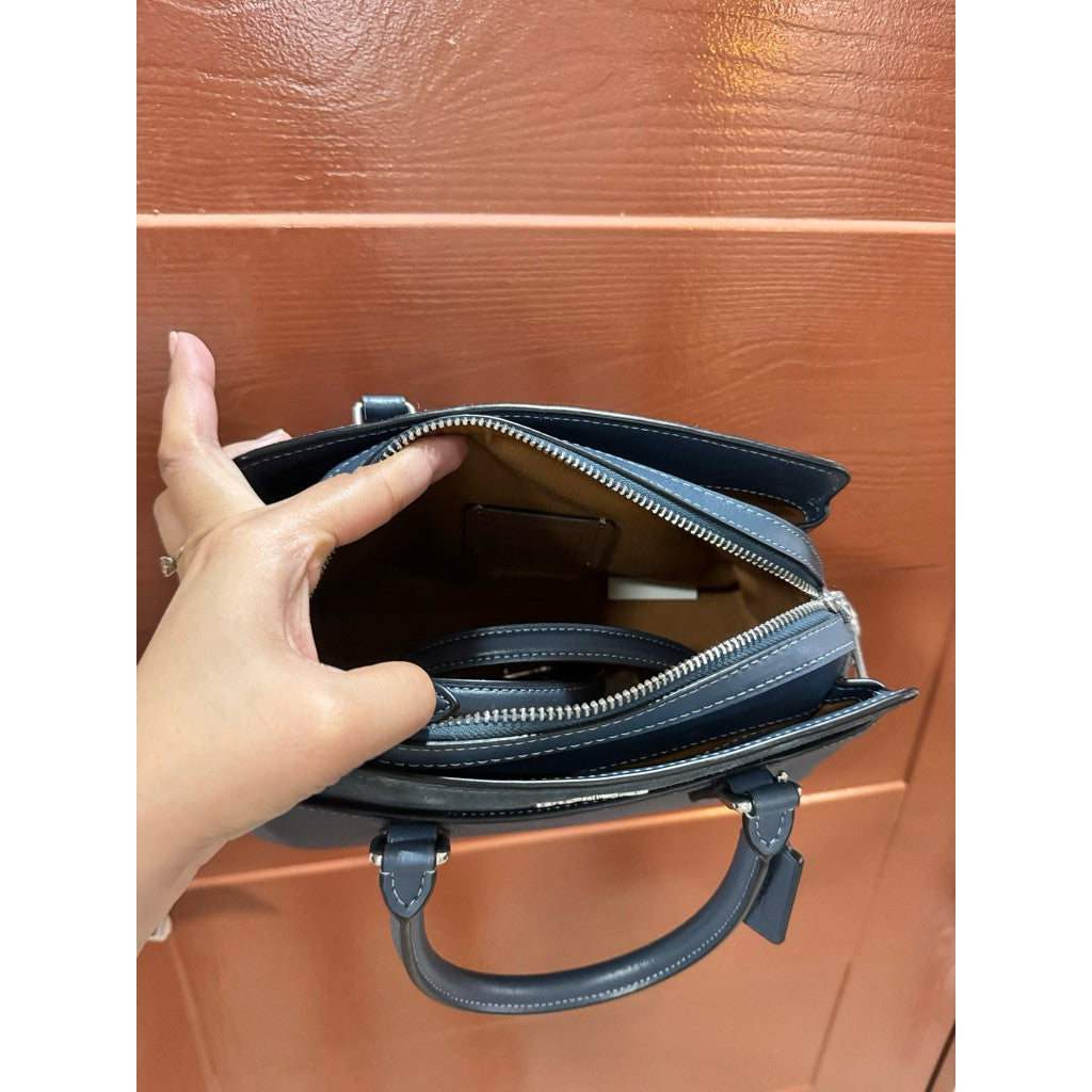 ORIG Preloved CCH Mini Darcie Carryall Denim Blue Satchel Bag