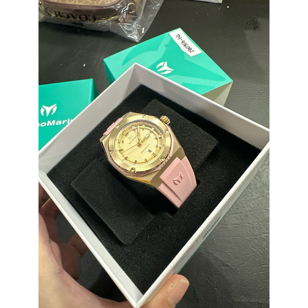 ORIG & IMPORTED Technomarine CORAL - TM-416082 36mm Pink Lady's Watch