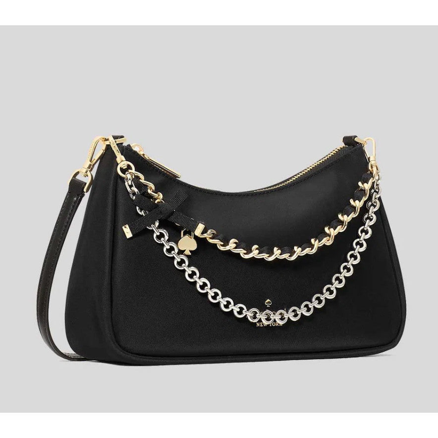 ORIG & IMPORTED KS Margot Nylon Crossbody Bag Black