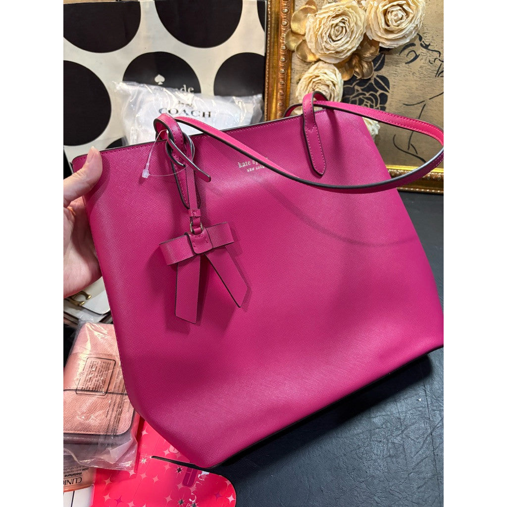 ORIG & IMPORTED KS Brynn Medium Tote Bag Pink Ruby