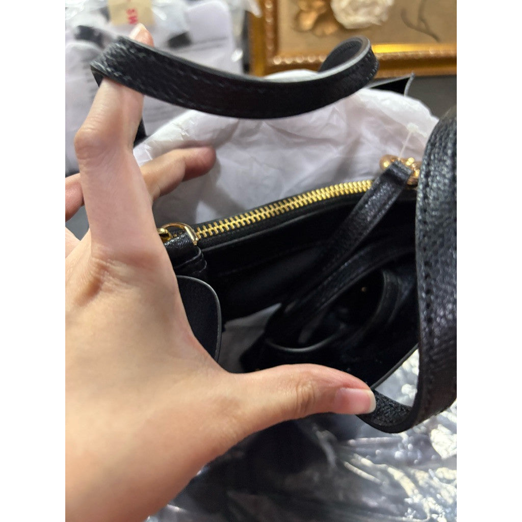 ORIG & IMPORTED MJ Tiger Stripe Print Mini Grind Tote Bag in Black