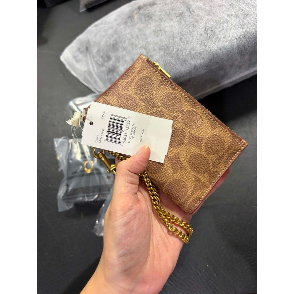 ORIG & IMPORTED CCH Retail C0847 Zip bifold Small wristlet wallet