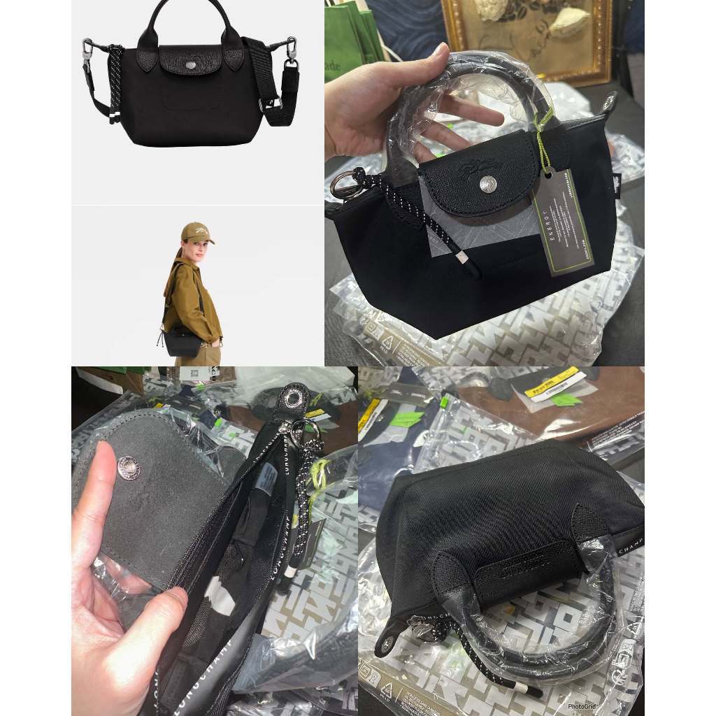 ORIG & IMPORTED Longchamp Le Pliage Energy XS Handbag w/ Strap Nylon Mini Bag